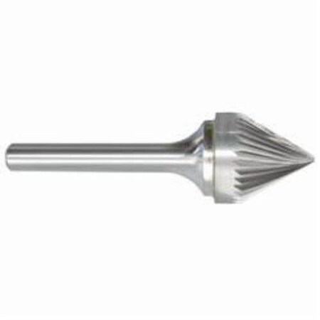 Morse Carbide Burr, General Purpose Premium, Series 5970, 34 Head Dia, 1116 Length of Cut, 218 Ove 59865